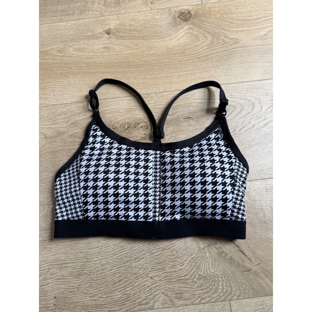 EUC Nike Dri-FIT Indy Icon‎ Clash houndstooth light-support padded sports bra L